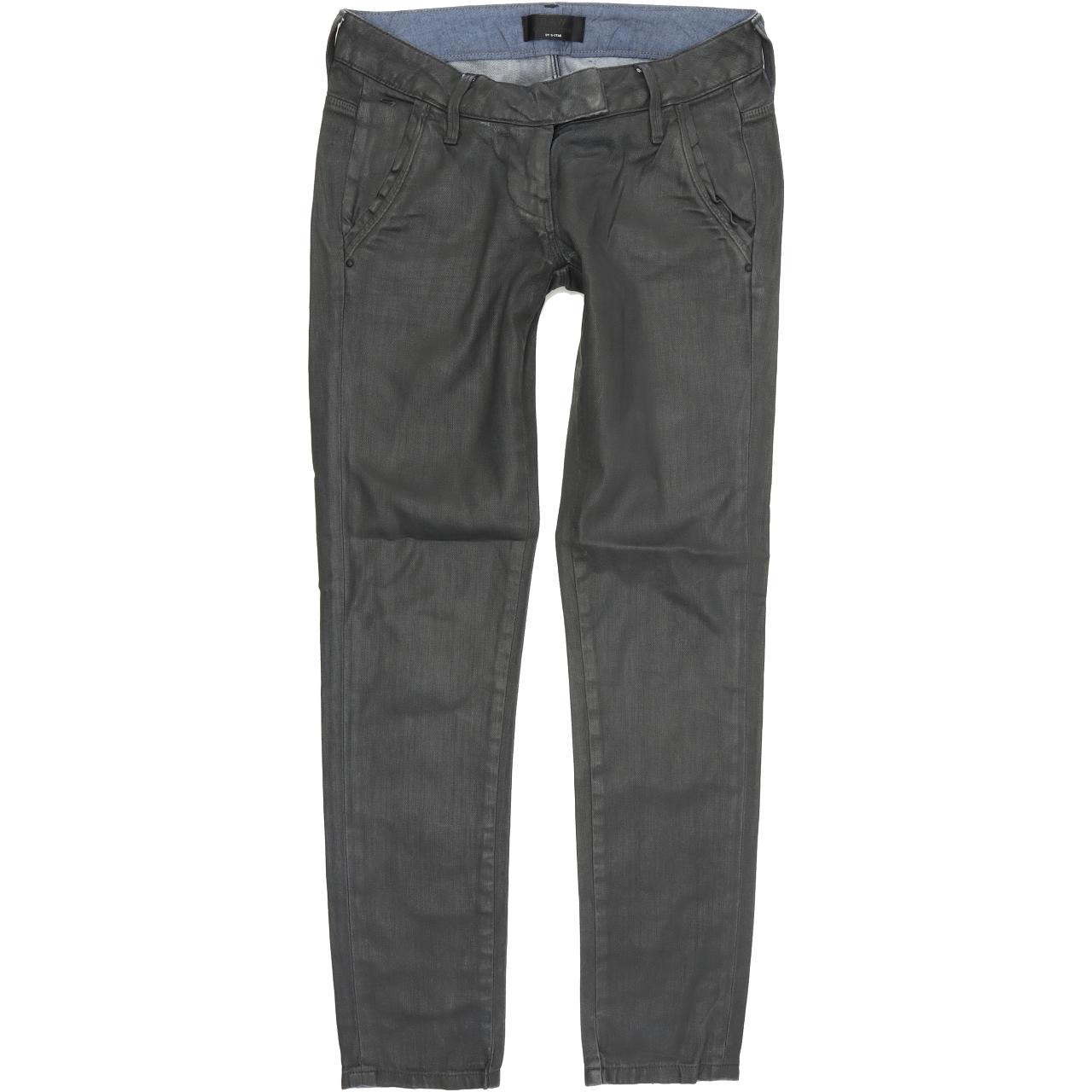 G-Star CL Midnight Women Grey Skinny Slim Stretch Jeans W27 L30