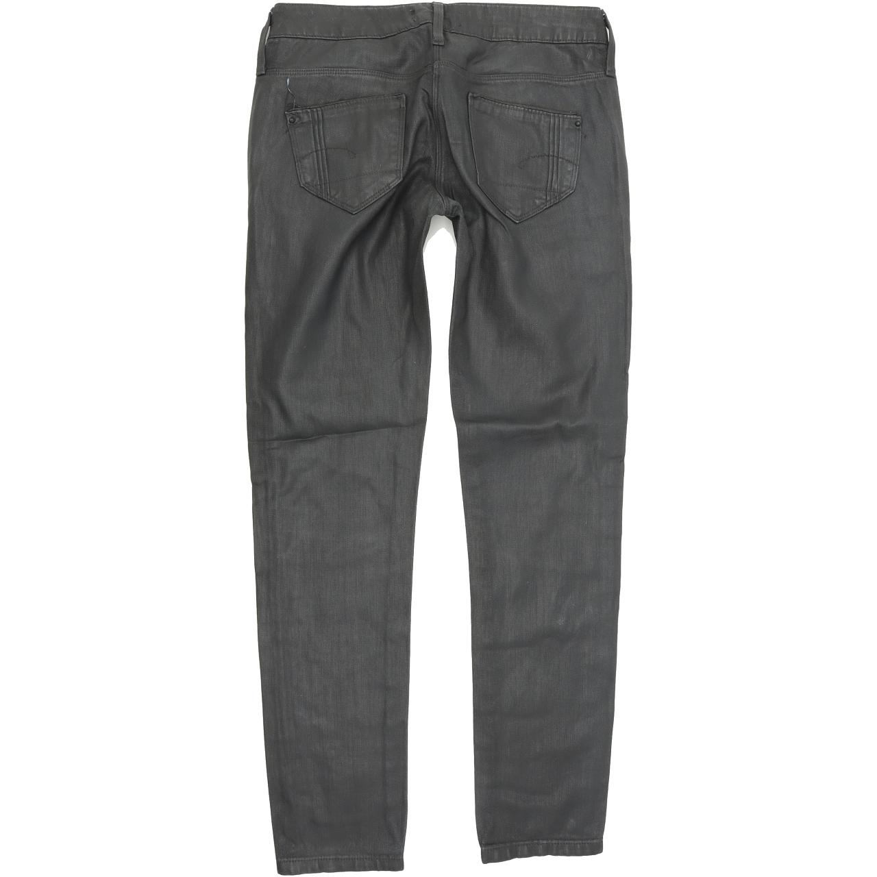 G-Star CL Midnight Women Grey Skinny Slim Stretch Jeans W27 L30