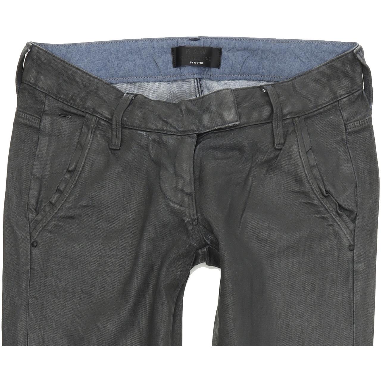 G-Star CL Midnight Women Grey Skinny Slim Stretch Jeans W27 L30