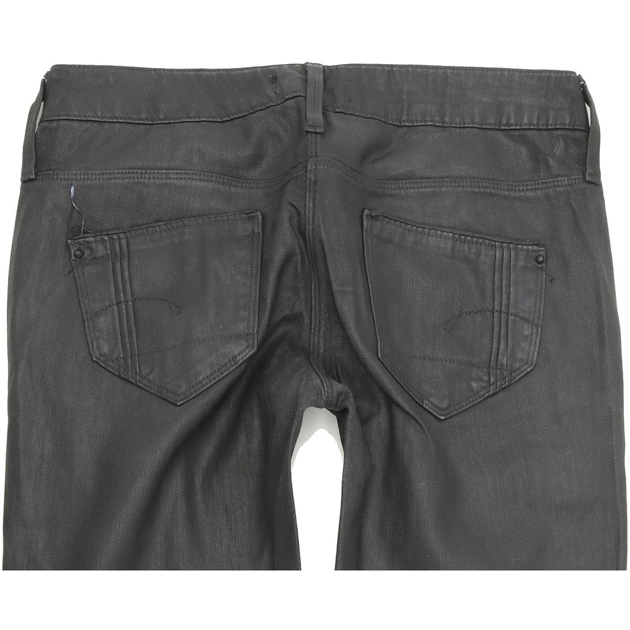 G-Star CL Midnight Women Grey Skinny Slim Stretch Jeans W27 L30