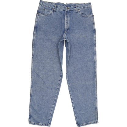 Wrangler Karotte Blue Tapered Relaxed Mom Jeans High Waisted W38 L32