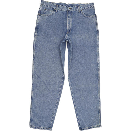 Wrangler Karotte Blue Tapered Relaxed Mom Jeans High Waisted W38 L32