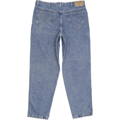 Wrangler Karotte Blue Tapered Relaxed Mom Jeans High Waisted W38 L32