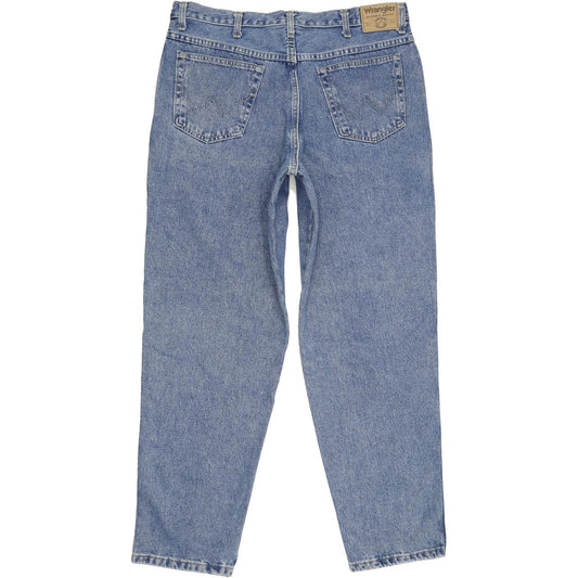 Wrangler Karotte Blue Tapered Relaxed Mom Jeans High Waisted W38 L32