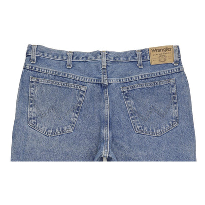 Wrangler Karotte Blue Tapered Relaxed Mom Jeans High Waisted W38 L32