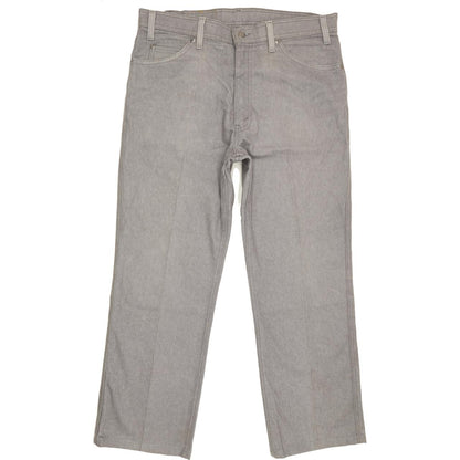 Levi's Made in USA Men Grey Straight Regular Stretch Jeans W36 L27