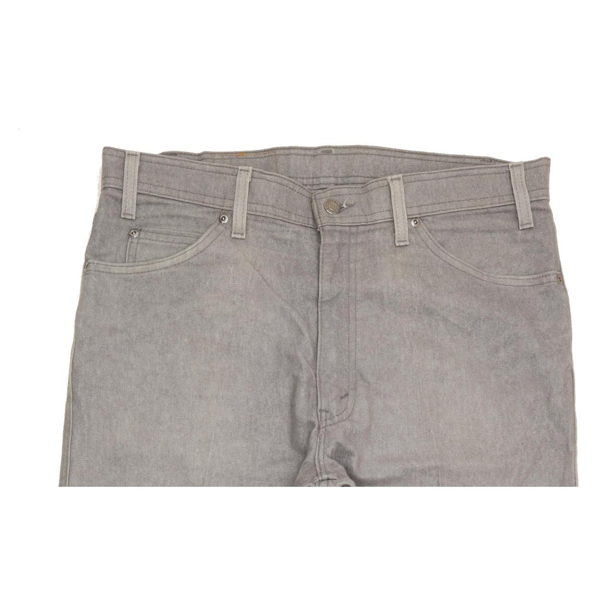 Levi's Made in USA Men Grey Straight Regular Stretch Jeans W36 L27