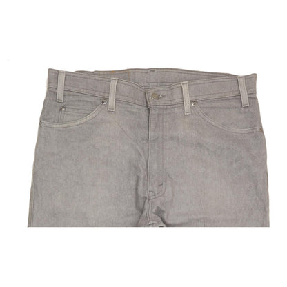 Levi's Made in USA Men Grey Straight Regular Stretch Jeans W36 L27