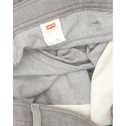 Levi's Made in USA Men Grey Straight Regular Stretch Jeans W36 L27