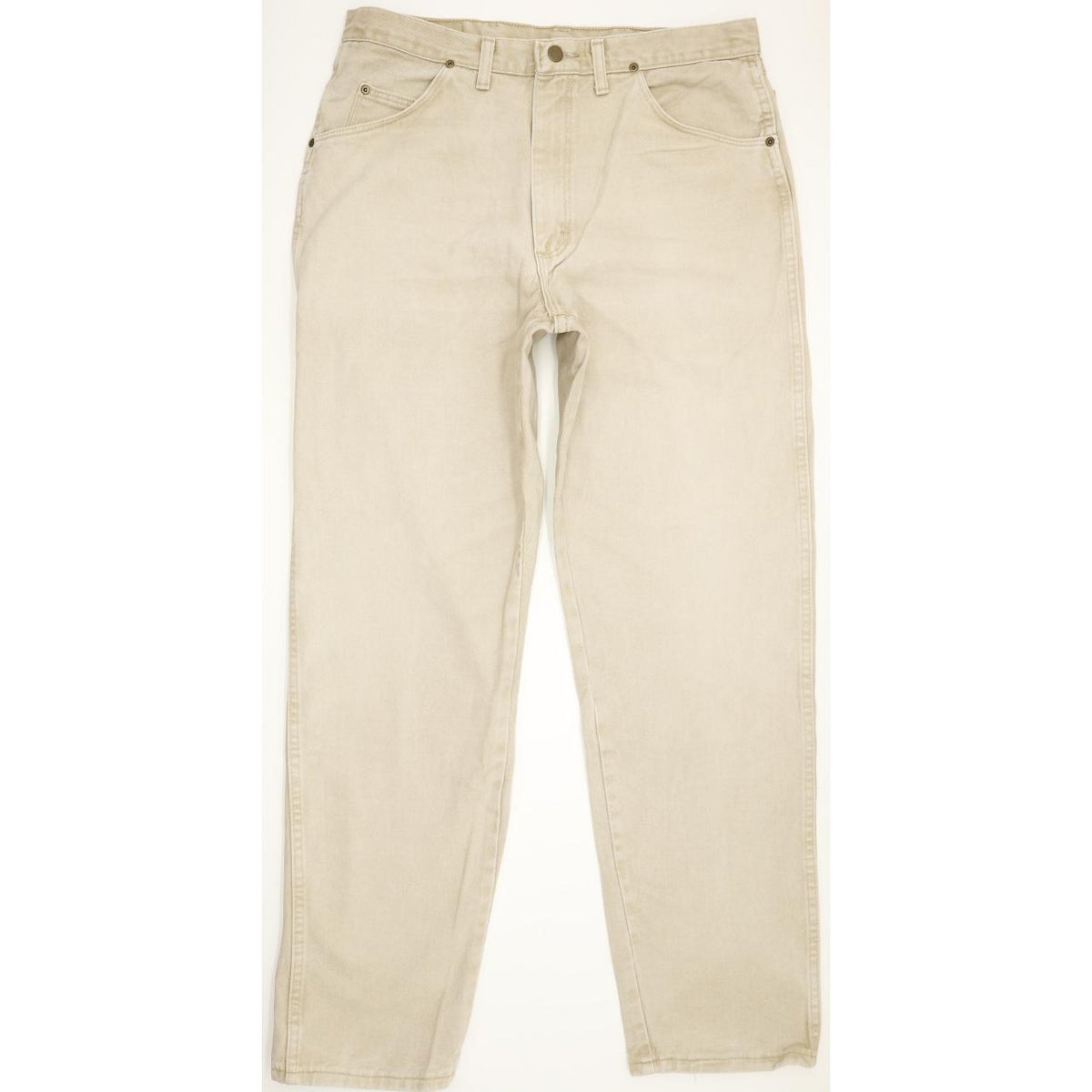 Wrangler Men Beige Tapered Regular Jeans W35 L33