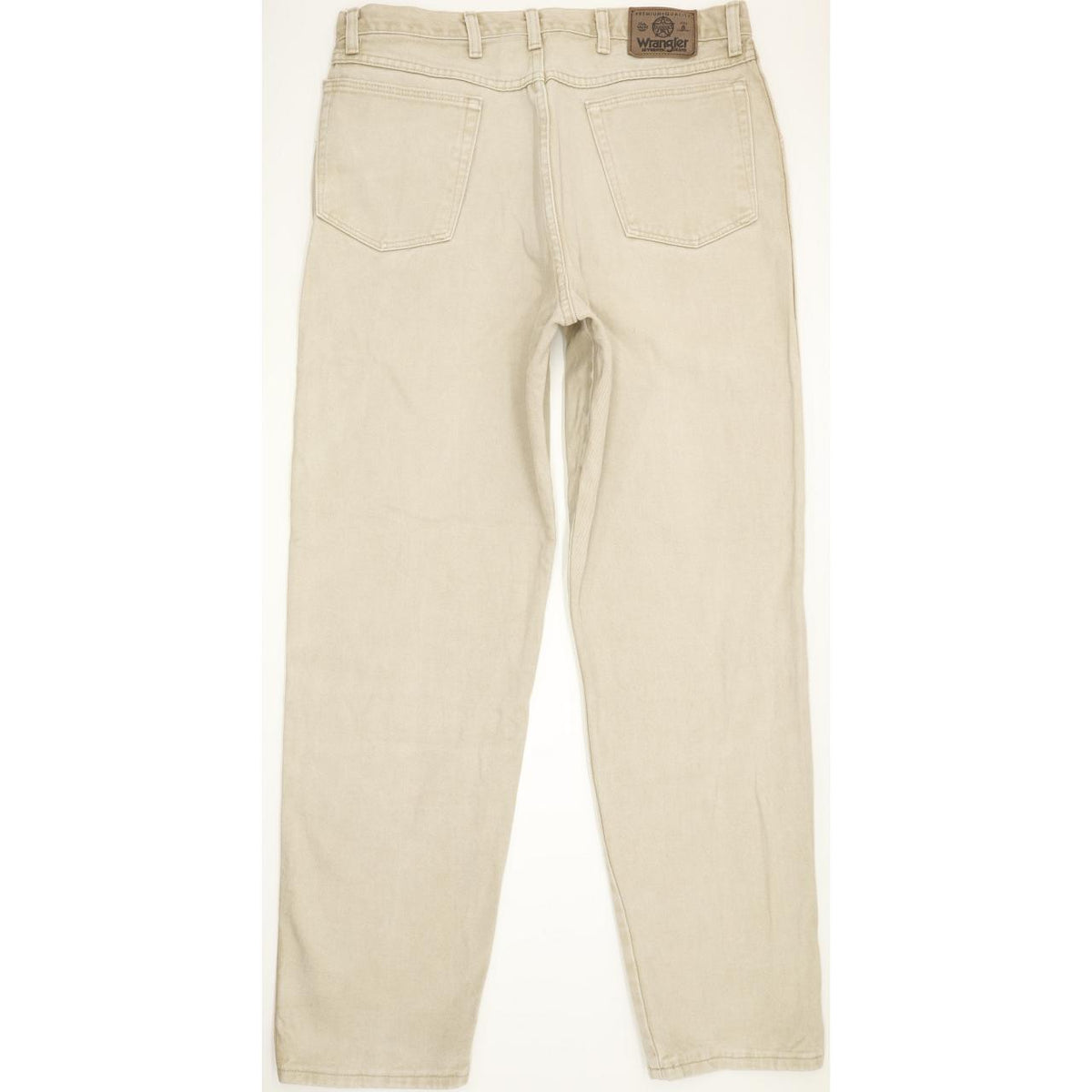 Wrangler Men Beige Tapered Regular Jeans W35 L33