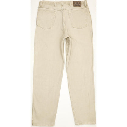 Wrangler Men Beige Tapered Regular Jeans W35 L33