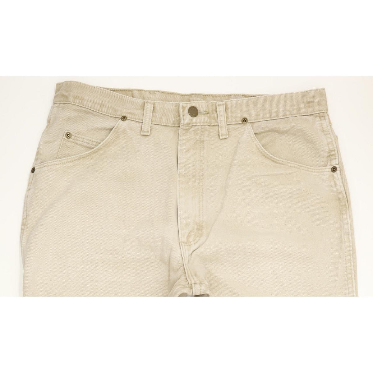 Wrangler Men Beige Tapered Regular Jeans W35 L33