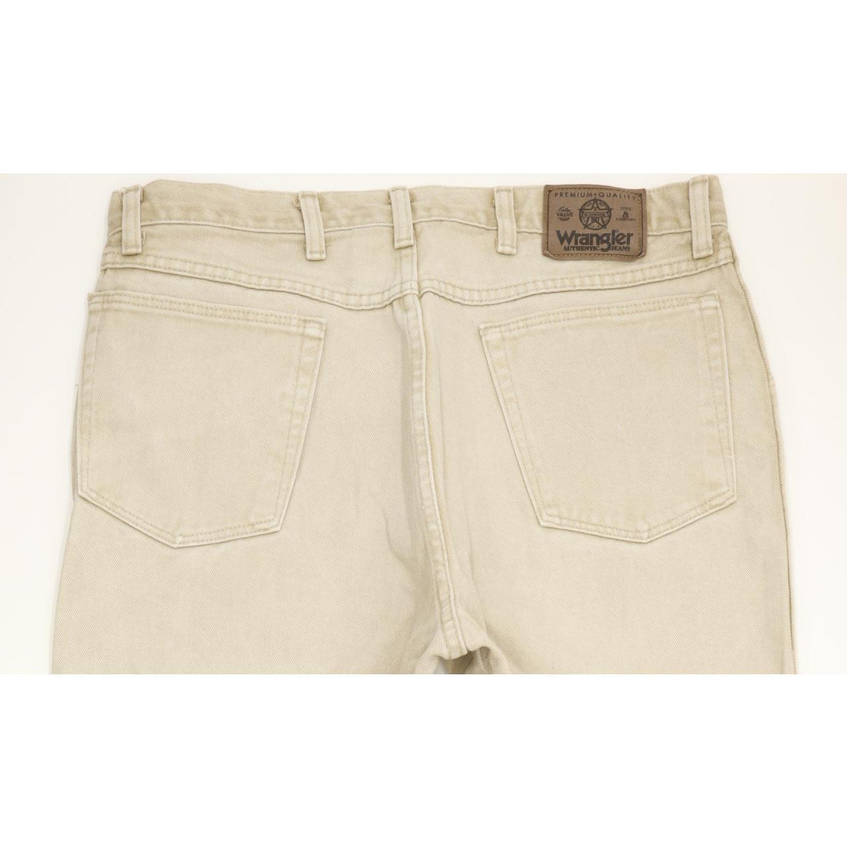 Wrangler Men Beige Tapered Regular Jeans W35 L33