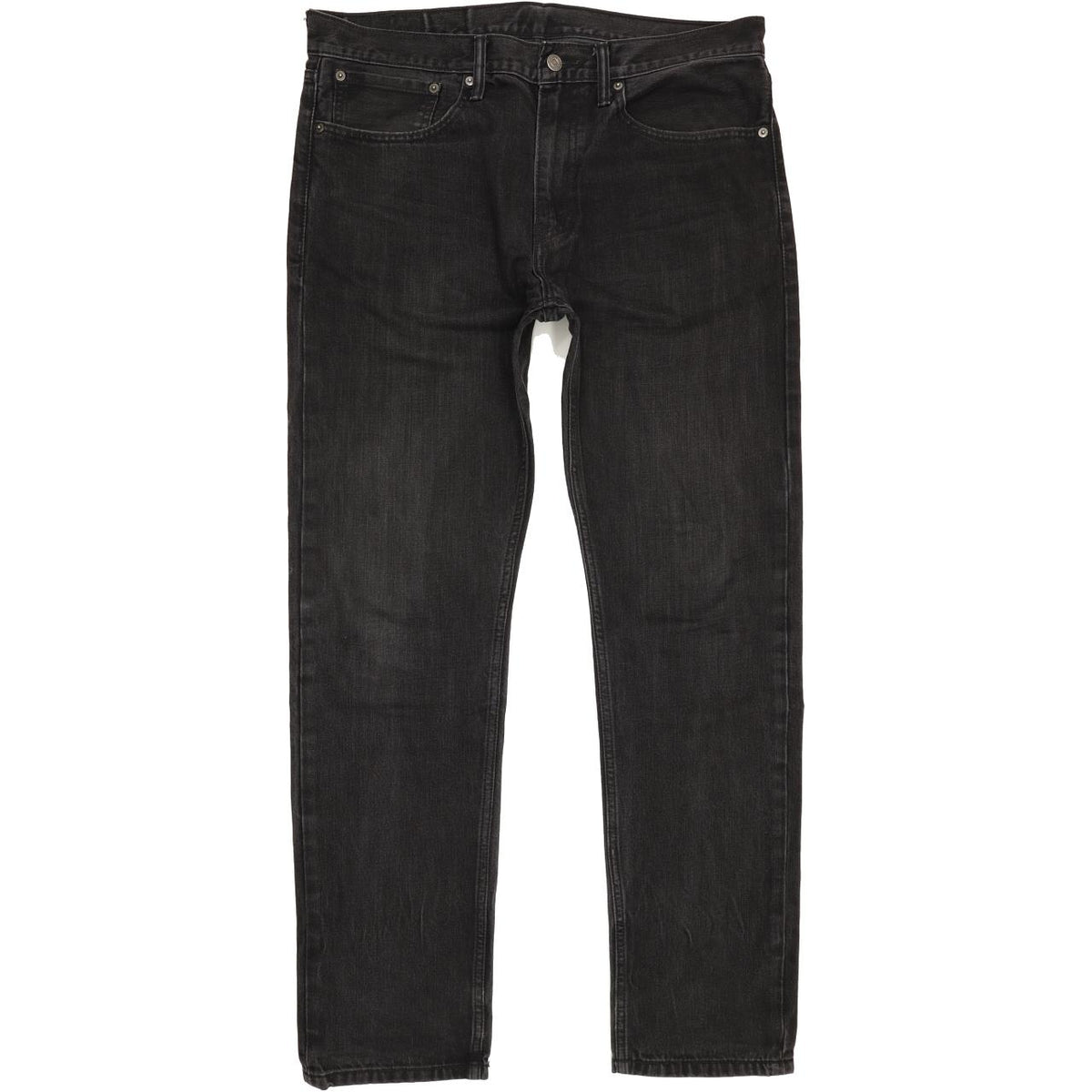 Levi's Men Black Straight Slim Jeans W36 L31