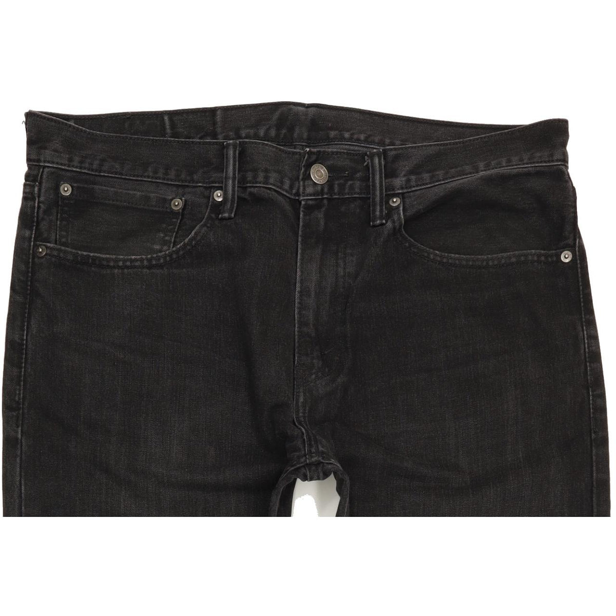 Levi's Men Black Straight Slim Jeans W36 L31