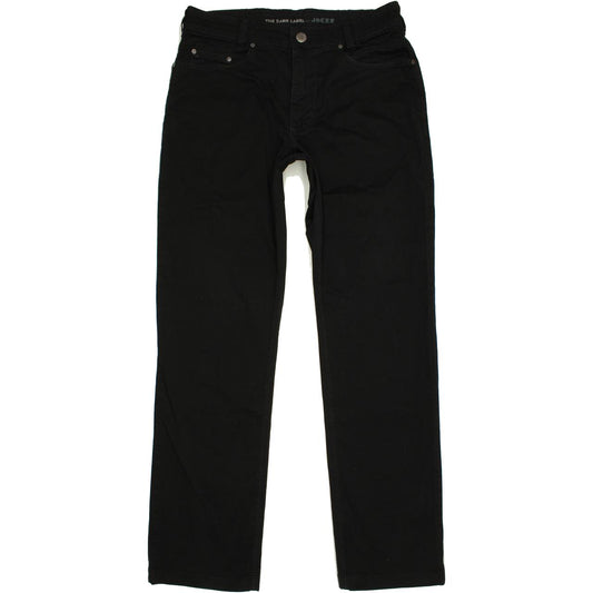 Joker The Dark Label Men Black Straight Regular Stretch Jeans W33 L32