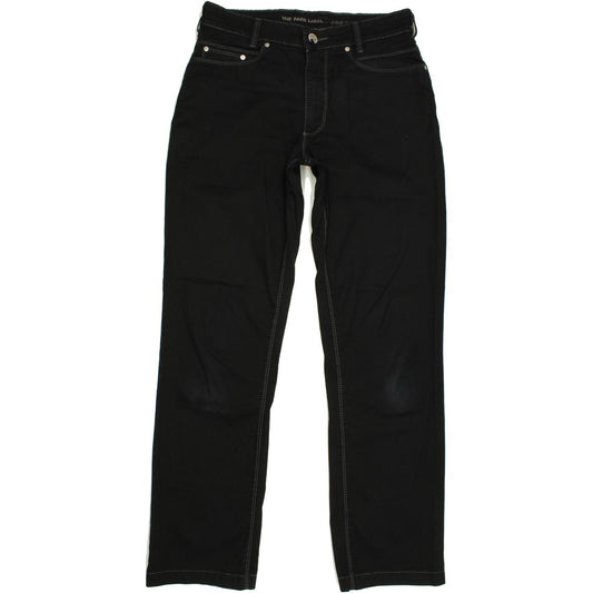 Joker The Dark Label Men Black Straight Regular Stretch Jeans W30 L32