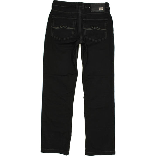 Joker The Dark Label Men Black Straight Regular Stretch Jeans W30 L32
