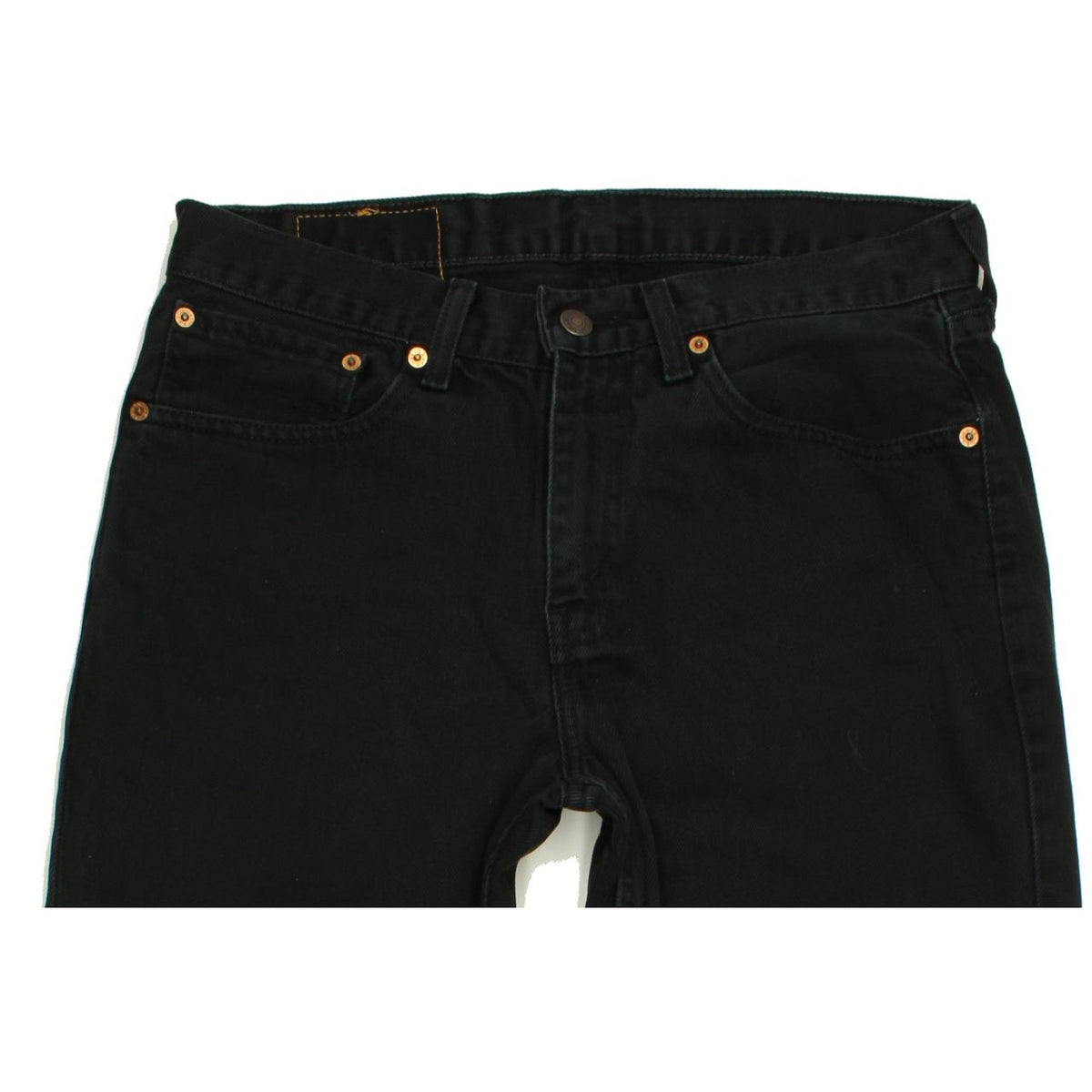 Levi's 751 Men Black Straight Regular Jeans W32 L31