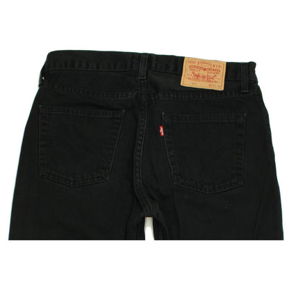 Levi's 751 Men Black Straight Regular Jeans W32 L31