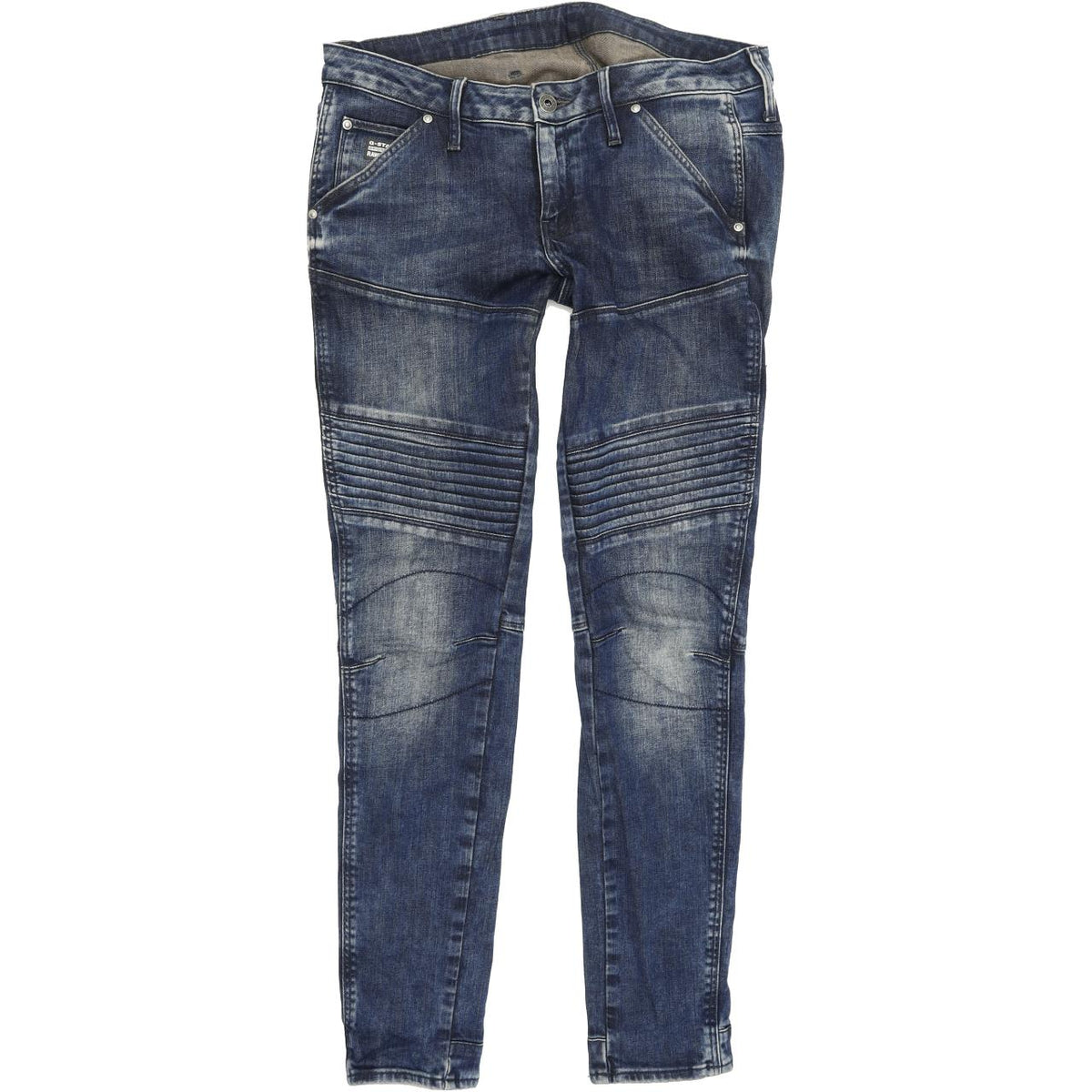 G-Star 5620 Women Blue Tapered Slim Stretch Jeans W29 L32