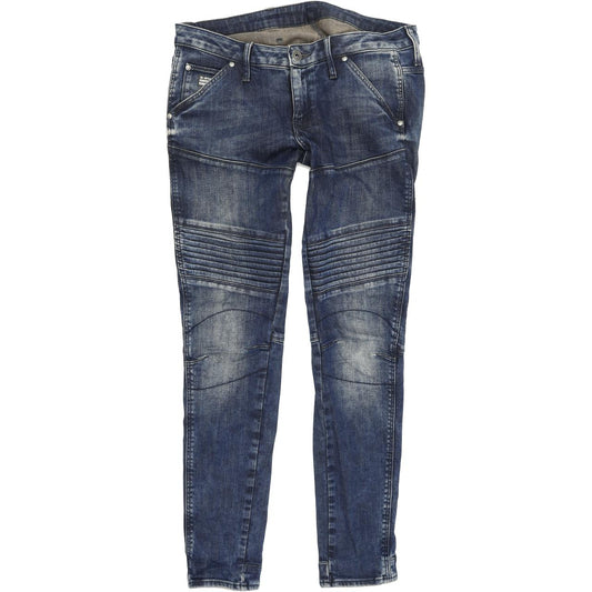 G-Star 5620 Women Blue Tapered Slim Stretch Jeans W29 L32