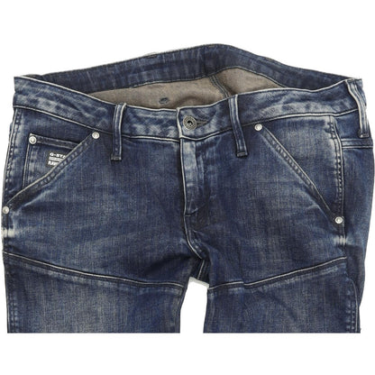 G-Star 5620 Women Blue Tapered Slim Stretch Jeans W29 L32
