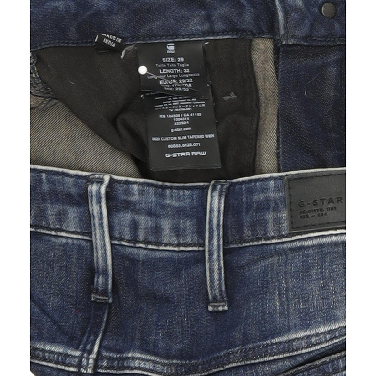 G-Star 5620 Women Blue Tapered Slim Stretch Jeans W29 L32