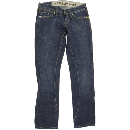 G-Star Core Women Blue Straight Slim Jeans W27 L32