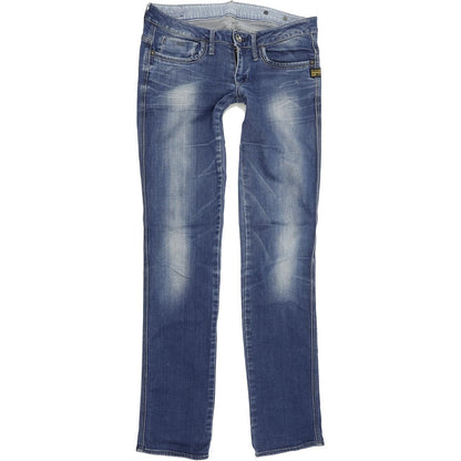 G-Star Midge Dover Women Blue Straight Regular Stretch Jeans W29 L34