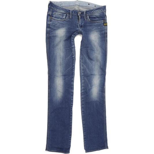 G-Star Midge Dover Women Blue Straight Regular Stretch Jeans W29 L34