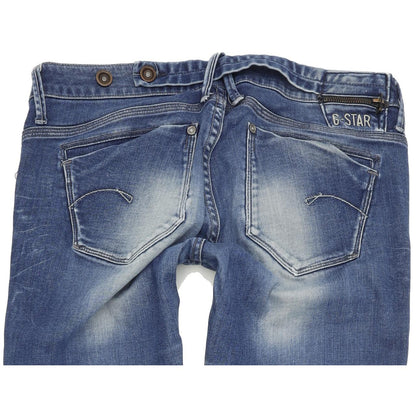 G-Star Midge Dover Women Blue Straight Regular Stretch Jeans W29 L34