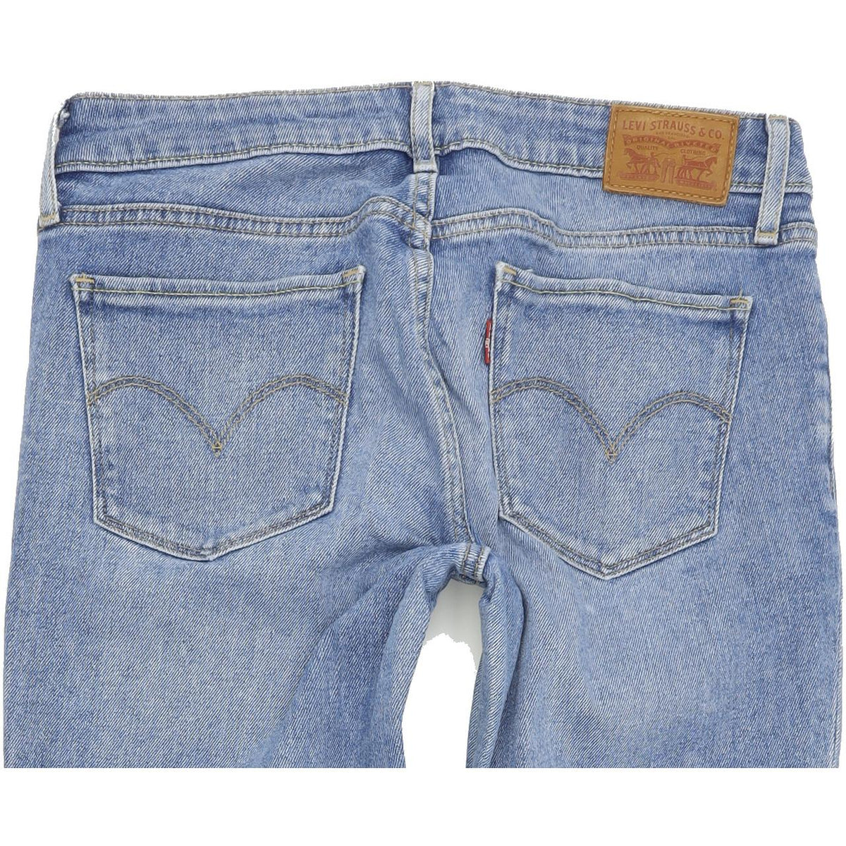 Levi's 711 Women Blue Skinny Slim Stretch Jeans W27 L34