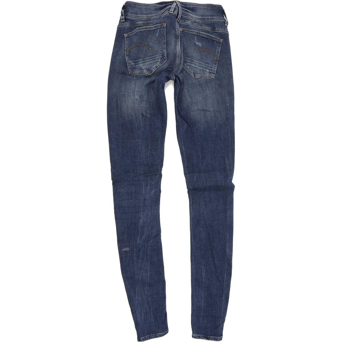 G-Star Lynn D-Mid Women Blue Skinny Slim Stretch Jeans W28 L36