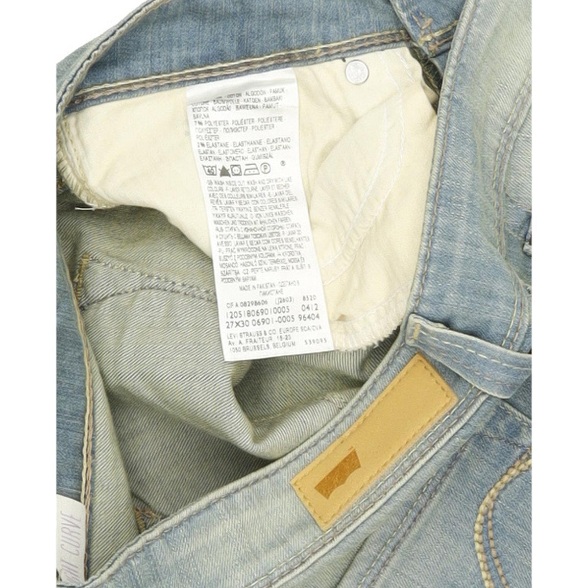 Levi's Women Blue Skinny Slim Stretch Jeans W27 L30