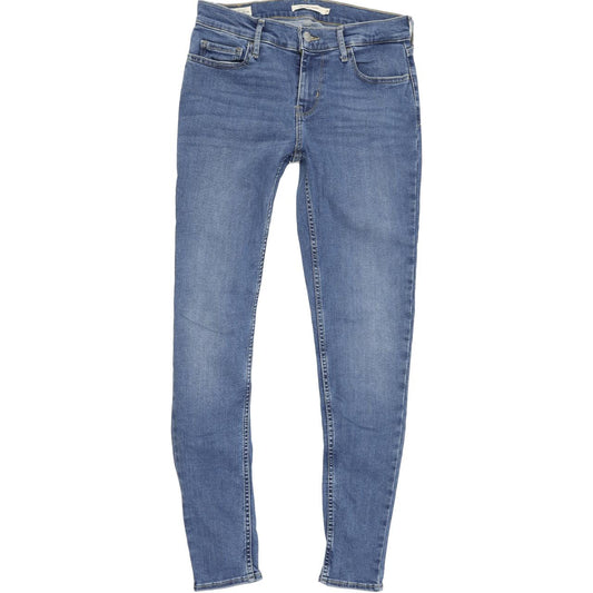 Levi's 710 Women Blue Skinny Slim Stretch Jeans W28 L30
