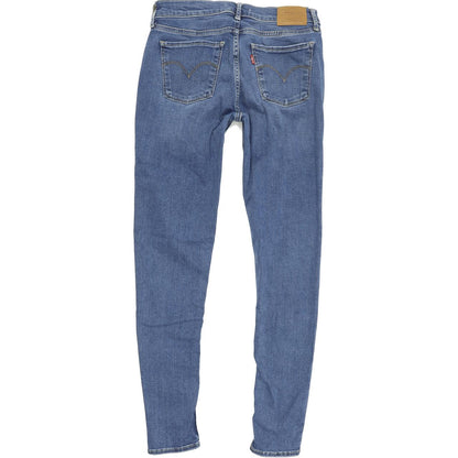 Levi's 710 Women Blue Skinny Slim Stretch Jeans W28 L30