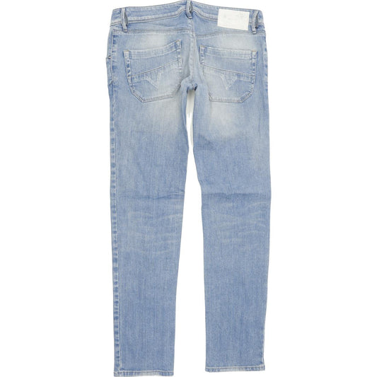 Diesel Nevy 008XN Women Blue Straight Regular Stretch Jeans W28 L30