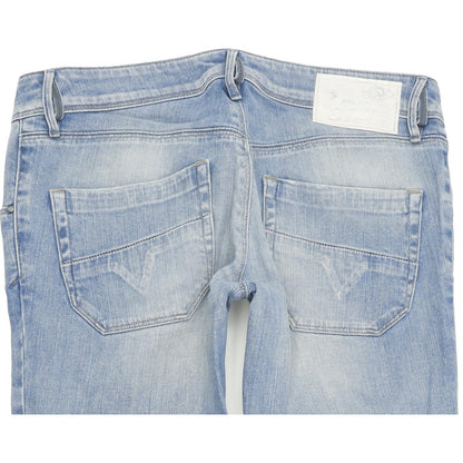 Diesel Nevy 008XN Women Blue Straight Regular Stretch Jeans W28 L30