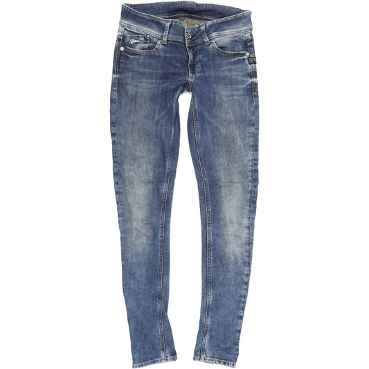 G-Star Lynn Women Blue Skinny Slim Stretch Jeans W28 L32