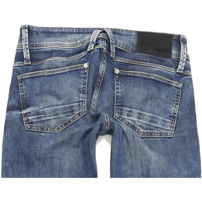 G-Star Lynn Women Blue Skinny Slim Stretch Jeans W28 L32