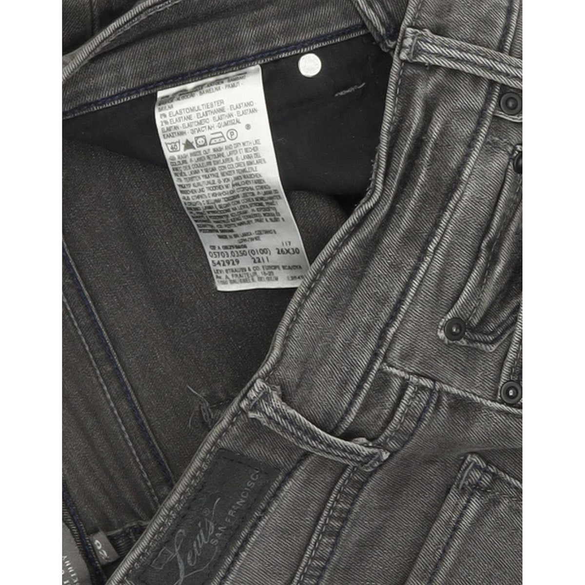 Levi's Demi Curve Women Blue Skinny Slim Stretch Jeans W26 L29