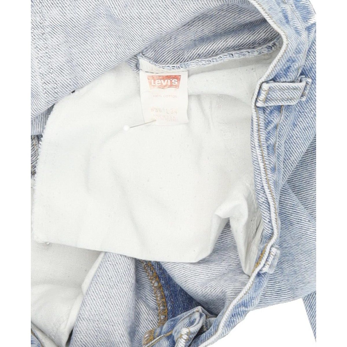 Levi's 550 Made in USA Blue Straight Regular Mom Jeans High Waisted W36 L30