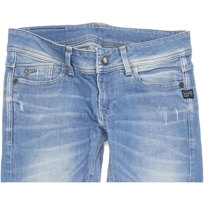 G-Star Lynn Women Blue Skinny Slim Stretch Jeans W29 L32