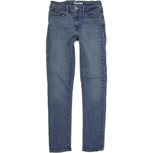 Levi's Mid Rise Women Blue Skinny Slim Stretch Jeans W29 L32