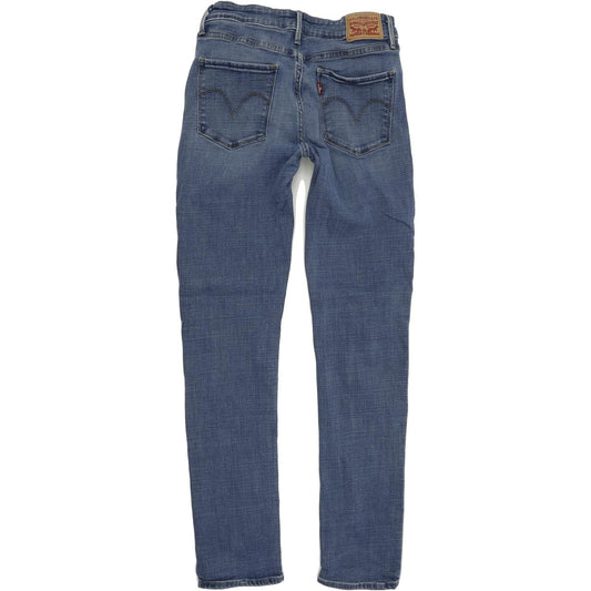 Levi's Mid Rise Women Blue Skinny Slim Stretch Jeans W29 L32