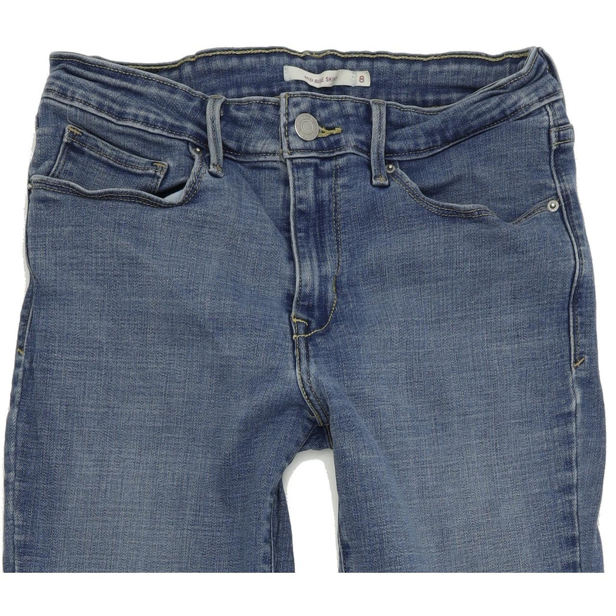 Levi's Mid Rise Women Blue Skinny Slim Stretch Jeans W29 L32
