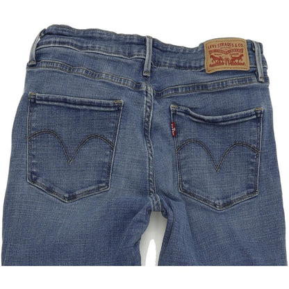 Levi's Mid Rise Women Blue Skinny Slim Stretch Jeans W29 L32