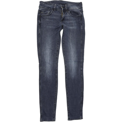 G-Star Lynn Mid Women Blue Skinny Slim Stretch Jeans W28 L34